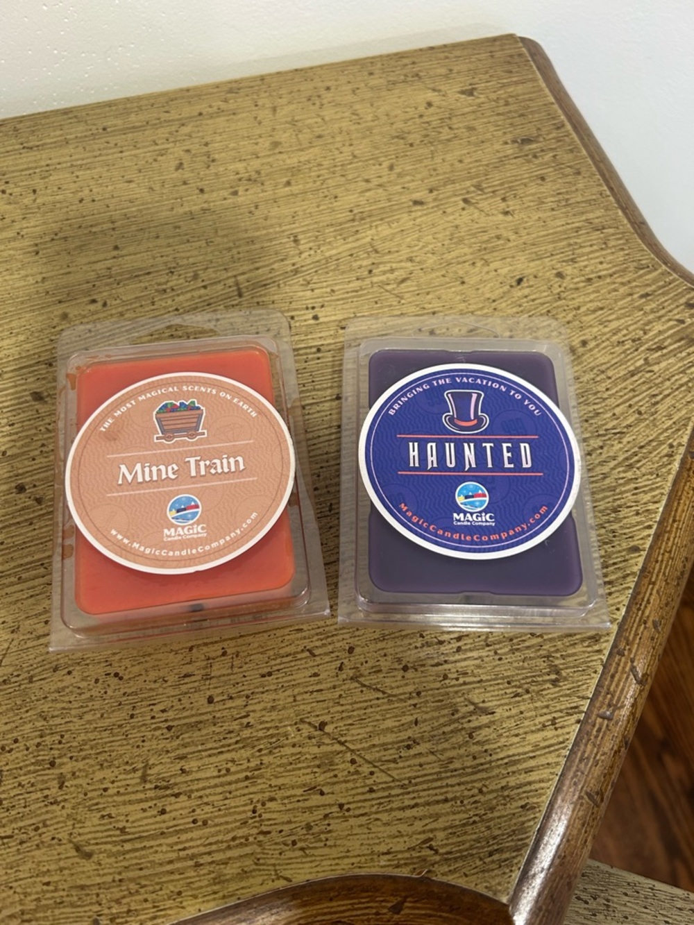 Wax Melts - Mine Train (Orange) & Haunted (Purple)